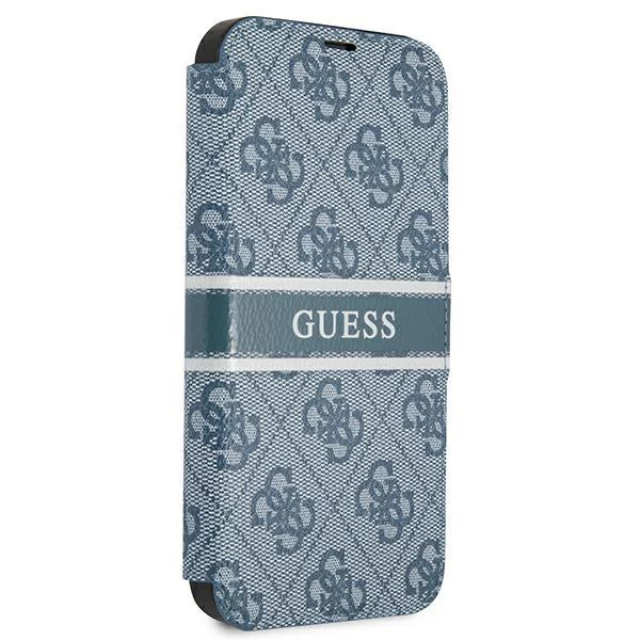 Чехол Guess 4G Stripe для iPhone 13 Blue (GUBKP13M4GDBL)