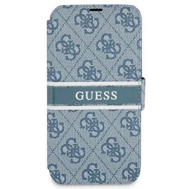 Чехол Guess 4G Stripe для iPhone 13 Pro Blue (GUBKP13L4GDBL)