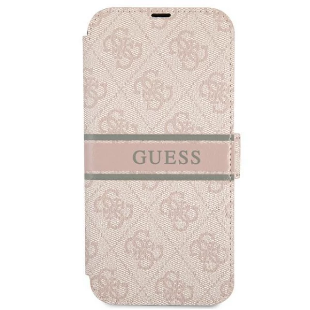 Чохол Guess 4G Stripe для iPhone 13 mini Pink (GUBKP13S4GDPI)