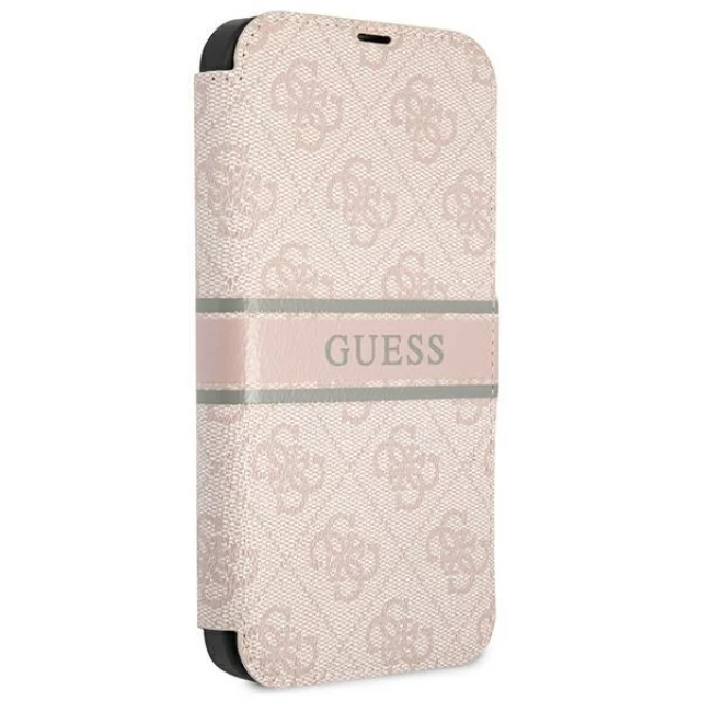 Чохол Guess 4G Stripe для iPhone 13 mini Pink (GUBKP13S4GDPI)