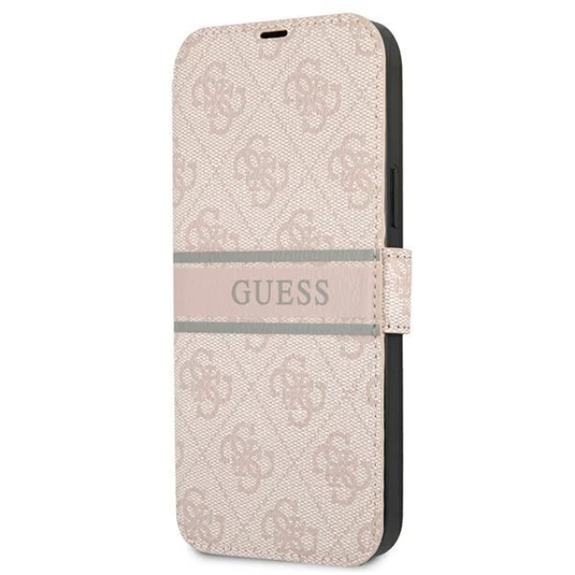 Чехол Guess 4G Stripe для iPhone 13 Pro Pink (GUBKP13L4GDPI)