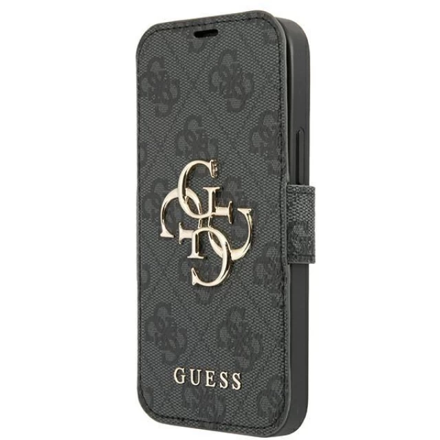 Чехол Guess 4G Big Metal Logo для iPhone 13 mini Grey (GUBKP13S4GMGGR)