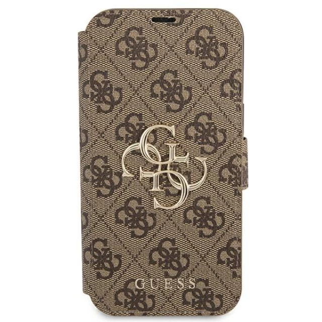 Чехол Guess 4G Big Metal Logo для iPhone 13 mini Brown (GUBKP13S4GMGBR)