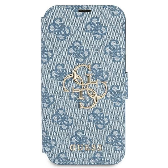 Чехол Guess 4G Big Metal Logo для iPhone 13 mini Blue (GUBKP13S4GMGBL)