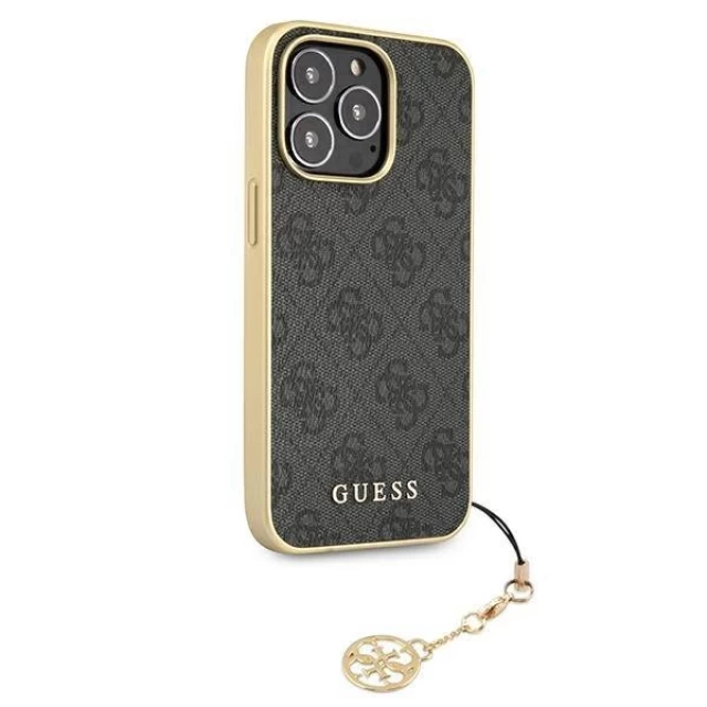 Чохол Guess Charms Collection для iPhone 13 Pro Grey (GUHCP13LGF4GGR)