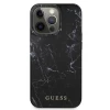 Чохол Guess Marble для iPhone 13 Pro Max Black (GUHCP13XPCUMABK)