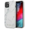 Чохол Guess Marble для iPhone 13 mini White (GUHCP13SPCUMAWH)