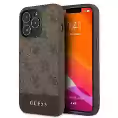Чохол Guess Stripe Collection для iPhone 13 Pro Brown (GUHCP13LG4GLBR)