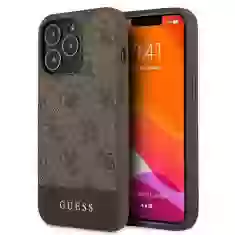 Чехол Guess Stripe Collection для iPhone 13 Pro Brown (GUHCP13LG4GLBR)