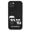 Чохол Karl Lagerfeld Karl and Choupette для iPhone 13 Black with MagSafe (KLHMP13MSSKCK)