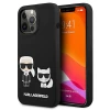 Чехол Karl Lagerfeld Karl and Choupette для iPhone 13 Pro Max Black with MagSafe (KLHMP13XSSKCK)