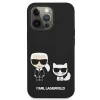 Чехол Karl Lagerfeld Karl and Choupette для iPhone 13 Pro Max Black with MagSafe (KLHMP13XSSKCK)