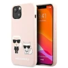 Чехол Karl Lagerfeld Iconic Karl and Choupette для iPhone 13 Pink with MagSafe (KLHMP13MSSKCI)