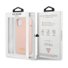 Чохол Guess Silicone Script Logo для iPhone 13 Pink with MagSafe (GUHMP13MLSLMGLP)