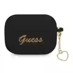 Чехол Guess Silicone Charm Collection для AirPods Pro Black (GUAPLSCHSK)