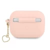 Чохол Guess Silicone Charm Collection для AirPods Pro Pink (GUAPLSCHSP)
