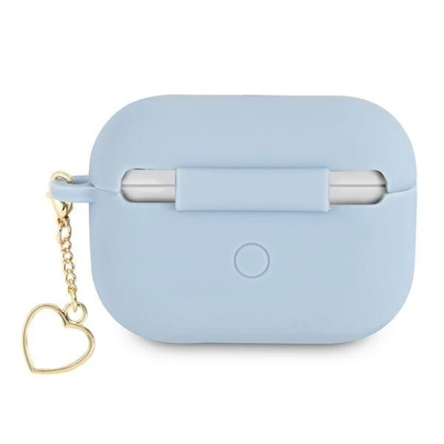Чохол Guess Silicone Charm Collection для AirPods Pro Blue (GUAPLSCHSB)