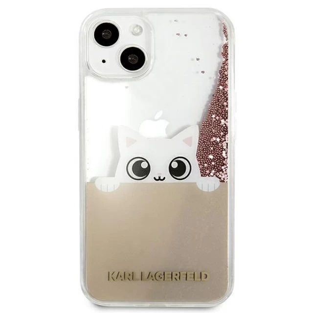 Чехол Karl Lagerfeld Peek a Boo для iPhone 13 Pink (KLHCP13MPABGNU)