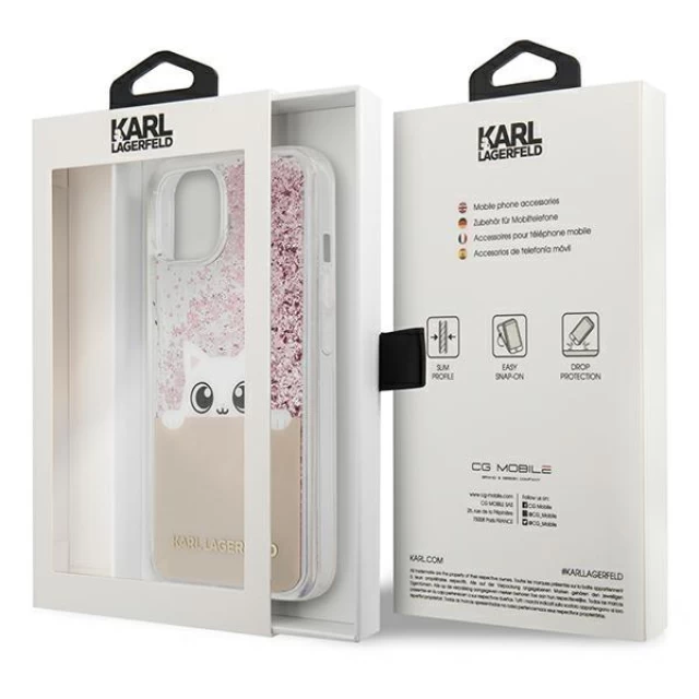 Чехол Karl Lagerfeld Peek a Boo для iPhone 13 Pink (KLHCP13MPABGNU)