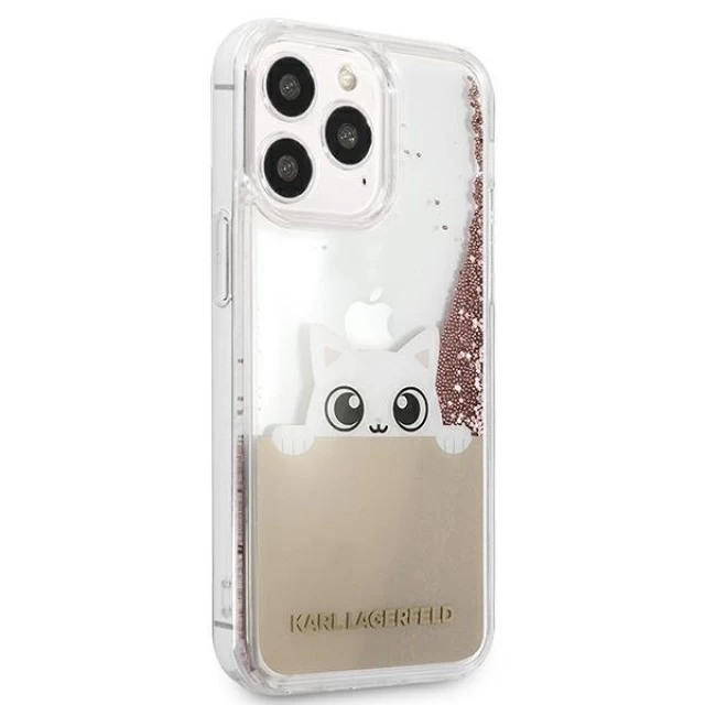 Чохол Karl Lagerfeld Peek a Boo для iPhone 13 Pro Pink (KLHCP13LPABGNU)