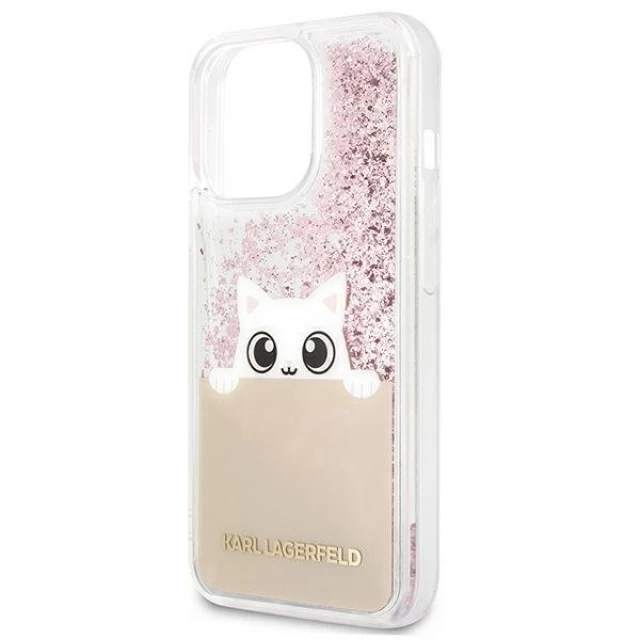 Чохол Karl Lagerfeld Peek a Boo для iPhone 13 Pro Pink (KLHCP13LPABGNU)