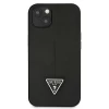 Чехол Guess Saffiano Triangle Logo для iPhone 13 Black (GUHCP13MPSATLK)