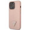 Чохол Guess Saffiano Triangle Logo для iPhone 13 Pro Max Pink (GUHCP13XPSATLP)