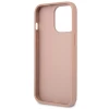 Чехол Guess Saffiano Triangle Logo для iPhone 13 Pro Max Pink (GUHCP13XPSATLP)