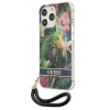 Чехол Guess Flower Strap для iPhone 13 Pro Max Blue (GUHCP13XHFLSB)