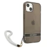 Чехол Guess Translucent Strap для iPhone 13 Black (GUHCP13MHTSGSK)