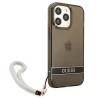 Чохол Guess Translucent Strap для iPhone 13 Pro Black (GUHCP13LHTSGSK)