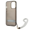 Чехол Guess Translucent Strap для iPhone 13 Pro Black (GUHCP13LHTSGSK)