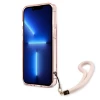 Чехол Guess Translucent Strap для iPhone 13 Pro Max Pink (GUHCP13XHTSGSP)