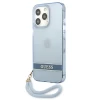 Чохол Guess Translucent Stap для iPhone 13 Pro Blue (GUHCP13LHTSGSB)