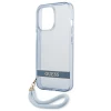 Чехол Guess Translucent Stap для iPhone 13 Pro Blue (GUHCP13LHTSGSB)