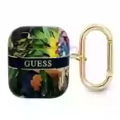 Чохол Guess Flower Strap Collection для AirPods 2/1 Blue (GUE002029-0)