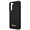 Чохол Guess Silicone Script Metal Logo для Samsung Galaxy S22 Plus Black (GUHCS22MLSLMGBK)