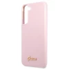 Чохол Guess Silicone Script Metal Logo для Samsung Galaxy S22 Lavender (GUHCS22SLSLMGLA)