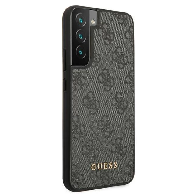 Чохол Guess 4G Metal Gold Logo для Samsung Galaxy S22 Plus Grey (GUHCS22MG4GFGR)