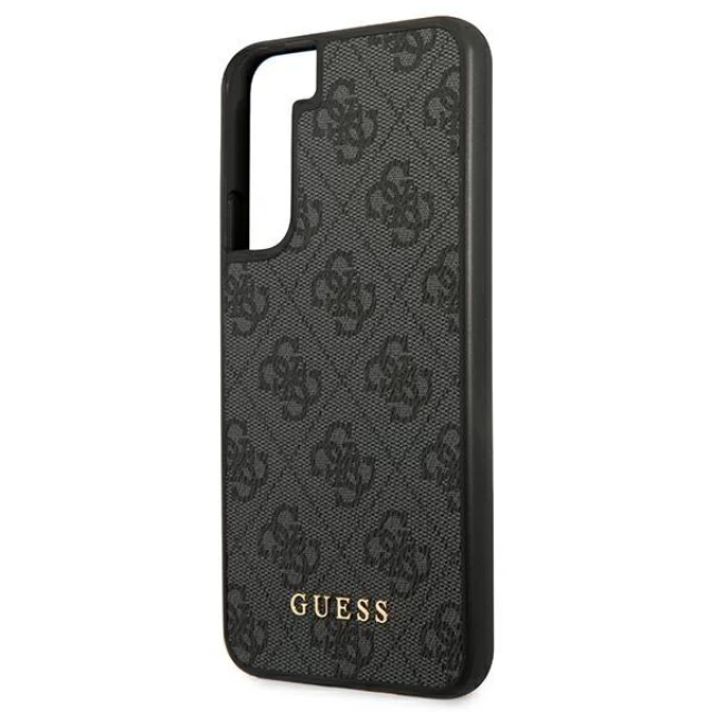 Чохол Guess 4G Metal Gold Logo для Samsung Galaxy S22 Plus Grey (GUHCS22MG4GFGR)