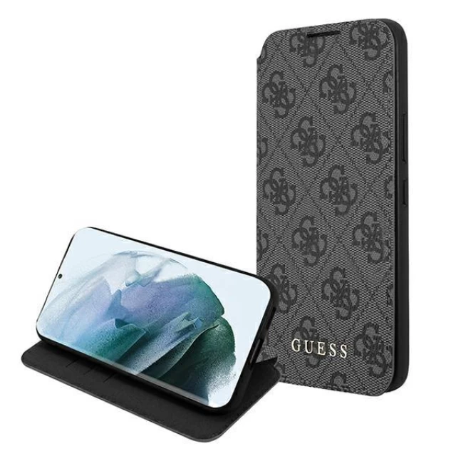 Чохол Guess 4G Metal Gold Logo для Samsung Galaxy S22 Plus Grey (GUBKS22MG4GFGR)