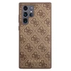 Чехол Guess 4G Metal Gold Logo для Samsung Galaxy S22 Ultra Brown (GUHCS22LG4GFBR)