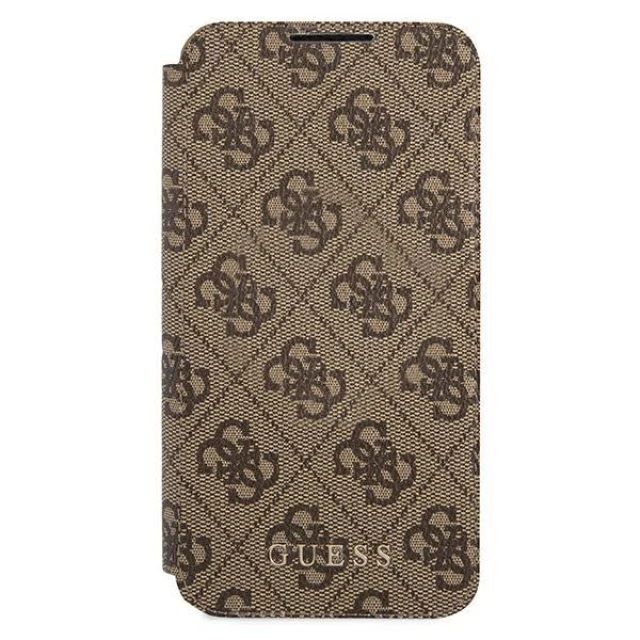 Чехол Guess 4G Metal Gold Logo для Samsung Galaxy S22 Plus Brown (GUBKS22MG4GFBR)