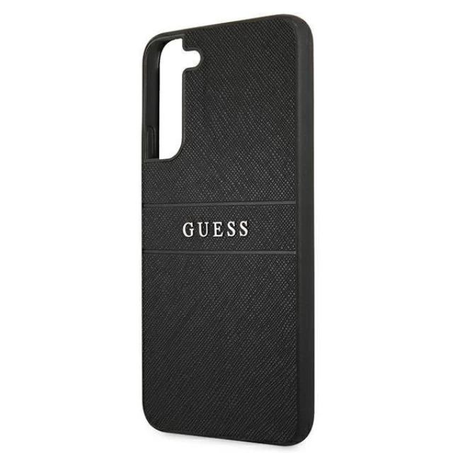 Чохол Guess Saffiano Stripe для Samsung Galaxy S22 Plus Black (GUHCS22MPSASBBK)