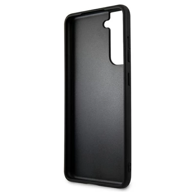 Чехол Guess Saffiano Stripe для Samsung Galaxy S21 FE G990 Black (GUHCS21FPSASBBK)