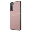 Чехол Guess Saffiano Stripe для Samsung Galaxy S21 FE G990 Pink (GUHCS21FPSASBPI)