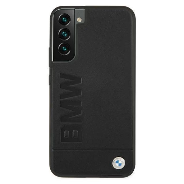 Чехол BMW для Samsung Galaxy S22 Plus S906 Signature Logo Imprint Black (BMHCS22MSLLBK)