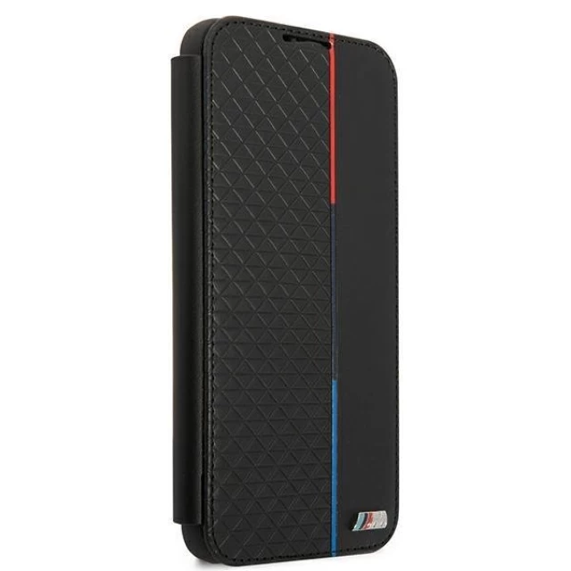 Чохол-книжка BMW для Samsung Galaxy S22 S901 M Collection Triangles Black (BMBKS22STRTBK)