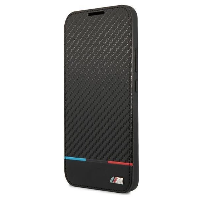 Чохол-книжка BMW для Samsung Galaxy S22 S901 M Collection Triangles Black (BMBKS22SPUCARTCBK)