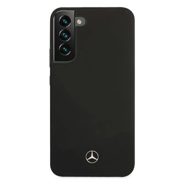 Чохол Mercedes для Samsung Galaxy S22 S901 Silicone Black (MEHCS22SSILBK)